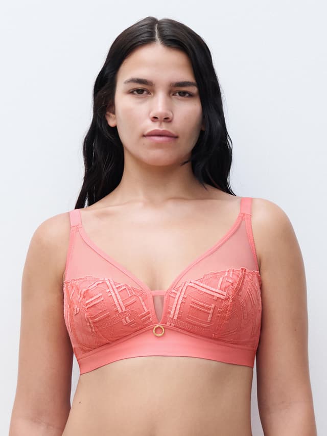 chantelle Soutien-gorge sans armature maintien - Corail - Graphic Support