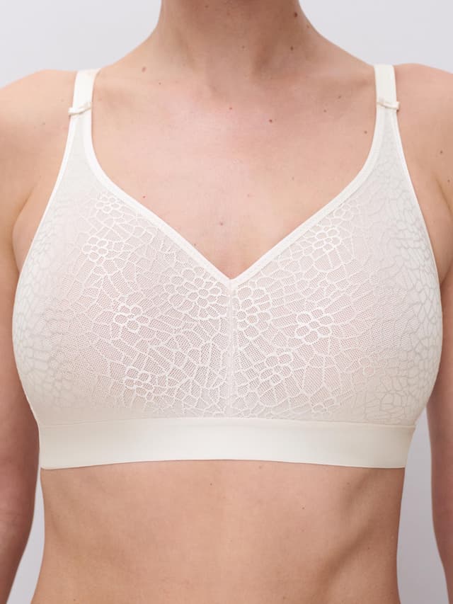 Chantelle Soutien-gorge Sans Armature Maintien - Ivoire - C Magnifique