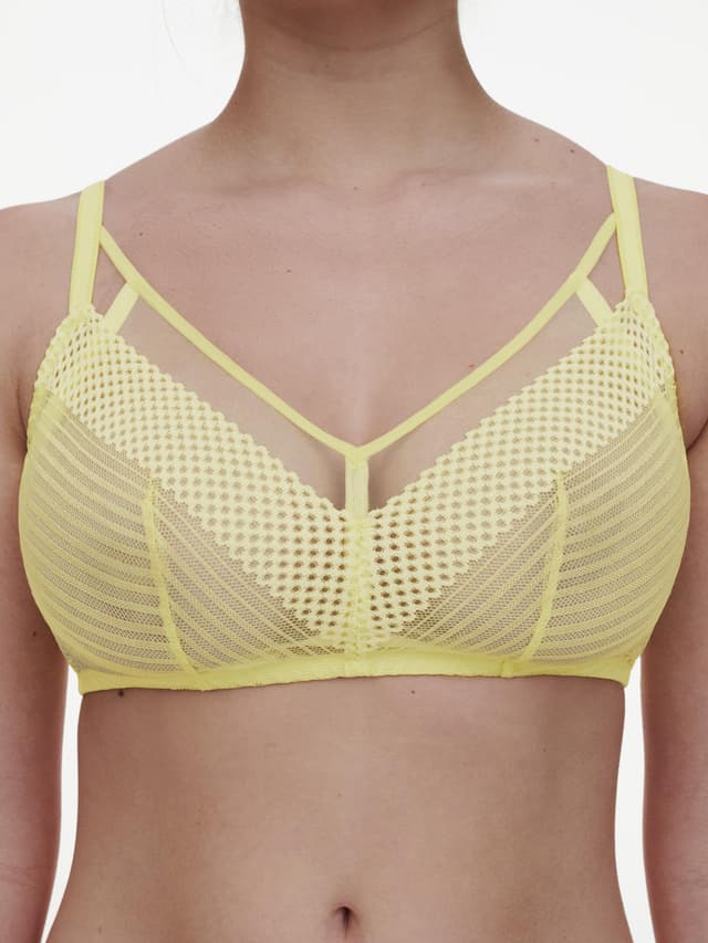 Chantelle Soutien-gorge Sans Armature Maintien - Jaune Citrus - Play