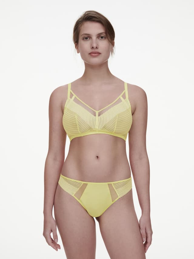 Chantelle Soutien-gorge Sans Armature Maintien - Jaune Citrus - Play
