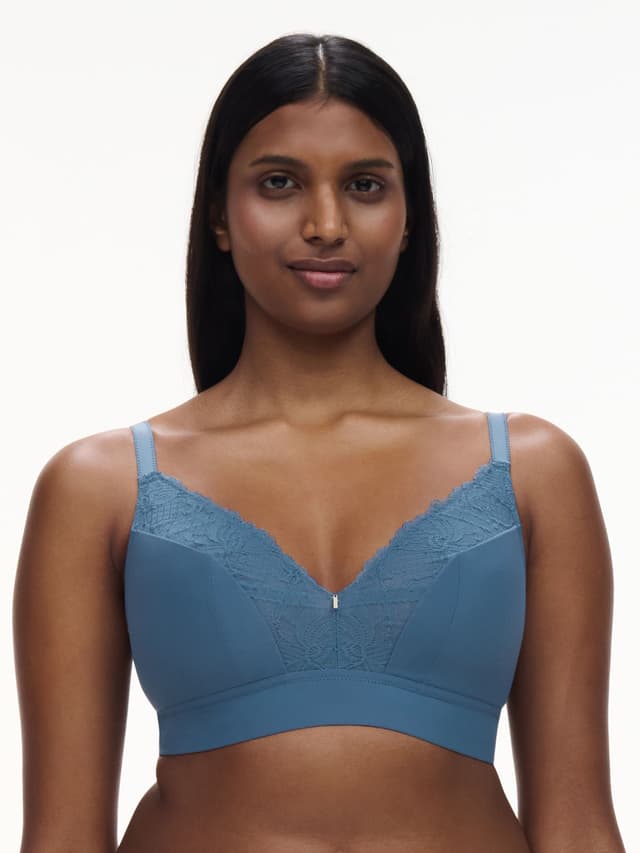chantelle Soutien-gorge sans armature maintien mousse - Bleu jeans - Orangerie Dream
