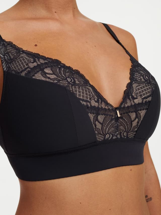 Chantelle Soutien-gorge Sans Armature Maintien Mousse - Noir - Orangerie Dream