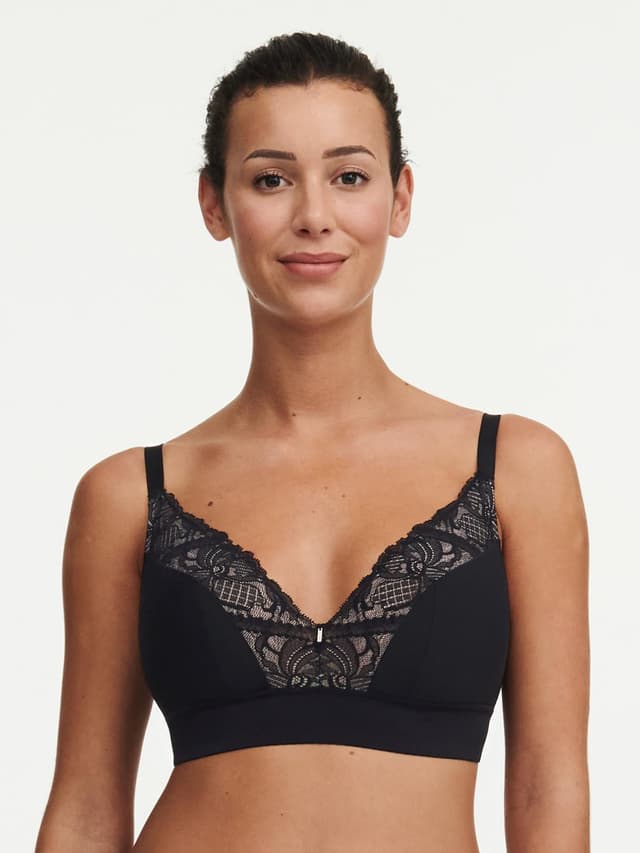 chantelle Soutien-gorge sans armature maintien mousse - Noir - Orangerie Dream