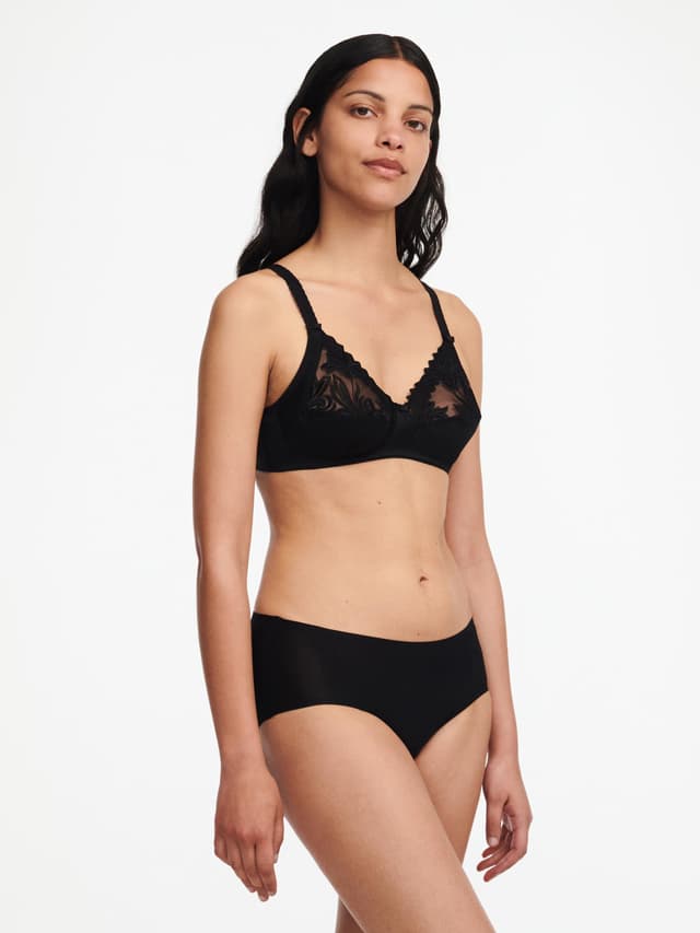 Chantelle Soutien-gorge Sans Armature Maintien - Noir - Amazone