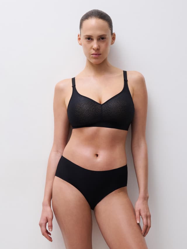 Chantelle Soutien-gorge Sans Armature Maintien - Noir - C Magnifique