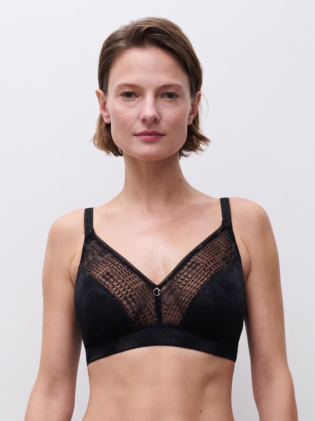 chantelle Soutien-gorge sans armature maintien - Noir - Intrigue
