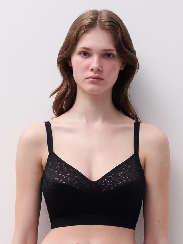 chantelle Soutien-gorge sans armature maintien - Noir - Norah