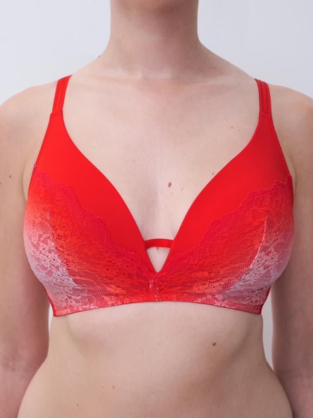 Chantelle Soutien-gorge Sans Armature - Orangeade Dégradé - Crush