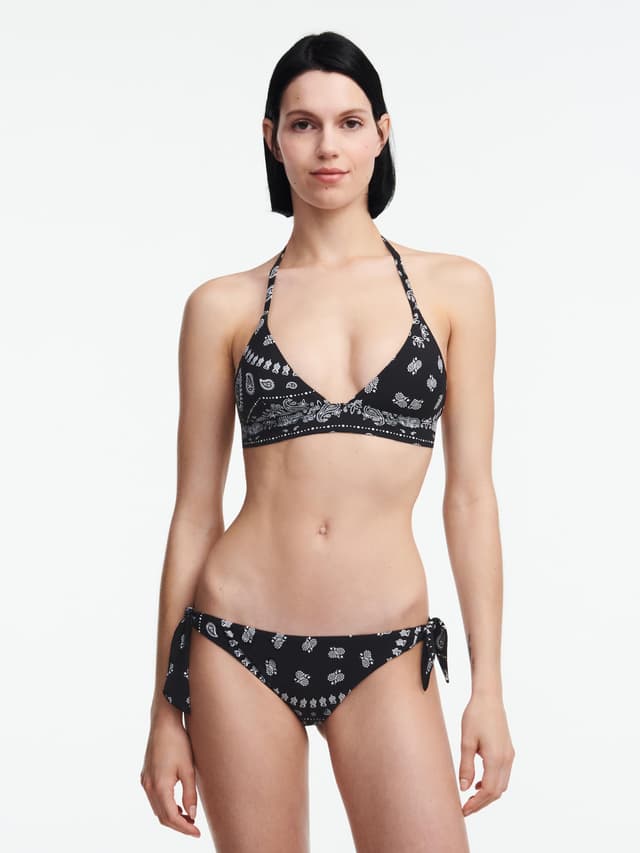 Chantelle Soutien-gorge Sans Armature Triangle - Bandana Noir - Jamie