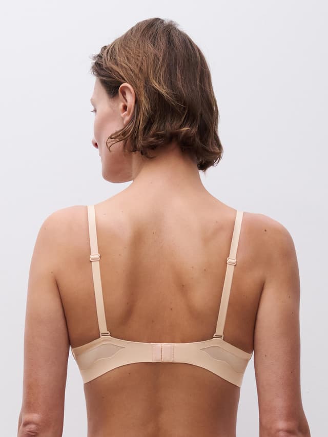 Chantelle Soutien-gorge Sans Armature Triangle - Beige Doré - Pure Light