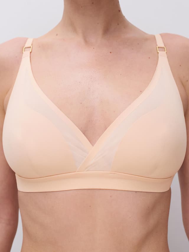 Chantelle Soutien-gorge Sans Armature Triangle - Beige Doré - Pure Light