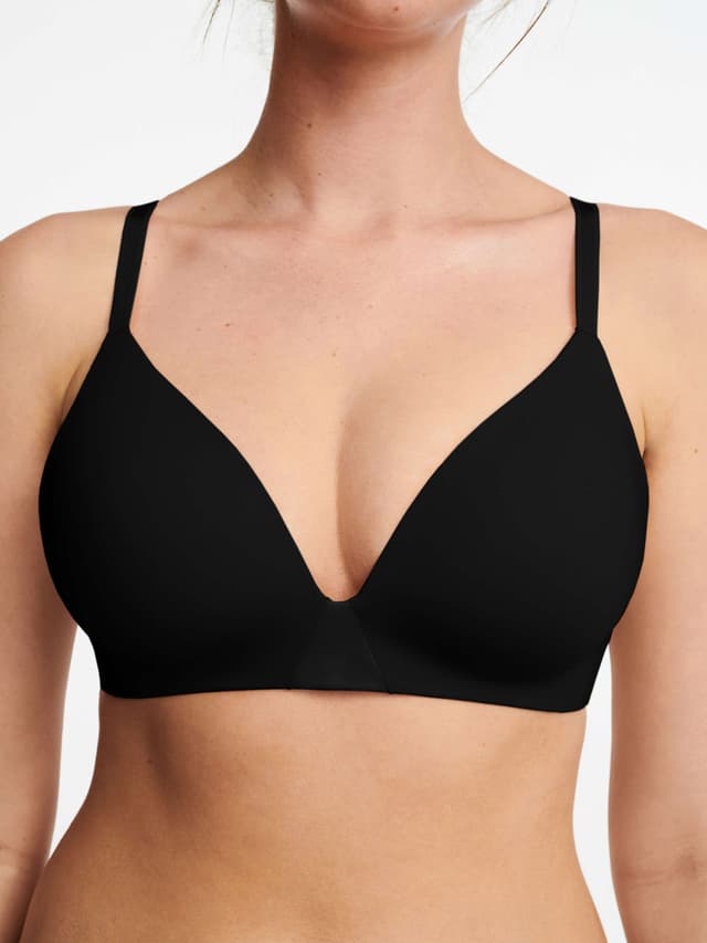 Chantelle Soutien-gorge Sans Armature Triangle Coques - Noir - Essentiall