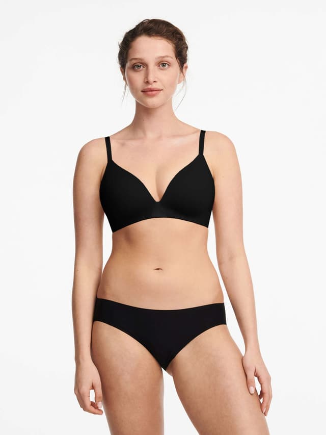 Chantelle Soutien-gorge Sans Armature Triangle Coques - Noir - Essentiall