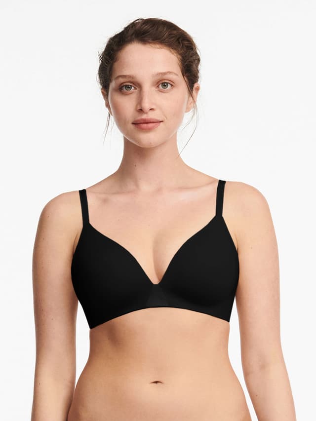 chantelle Soutien-gorge sans armature triangle coques - Noir - Essentiall