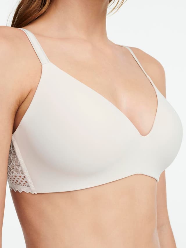 Chantelle Soutien-gorge Sans Armature Triangle Coques - Talc - Pila