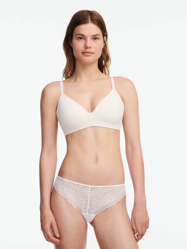 Chantelle Soutien-gorge Sans Armature Triangle Coques - Talc - Pila