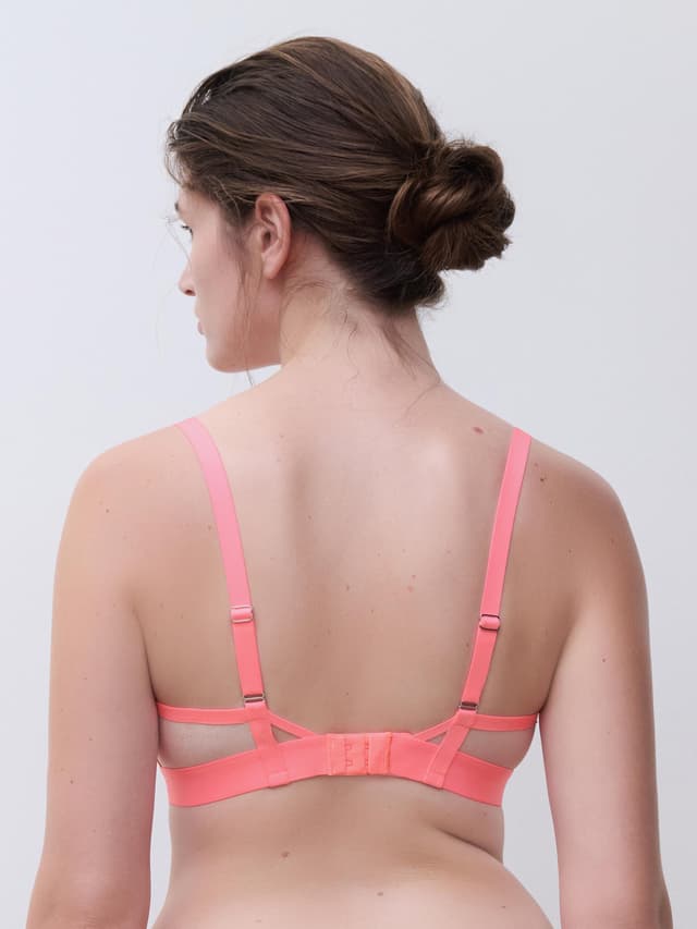 Chantelle Soutien-gorge Sans Armature Triangle - Rose Miami - Lush