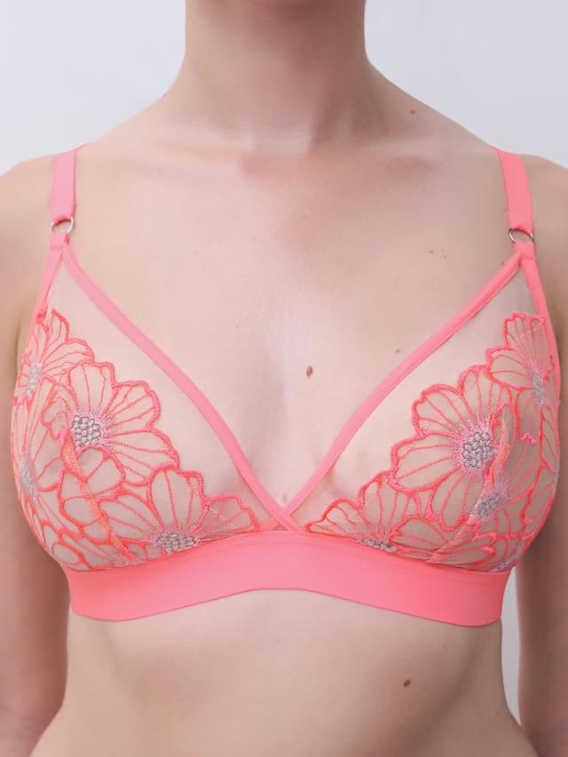 Chantelle Soutien-gorge Sans Armature Triangle - Rose Miami - Lush