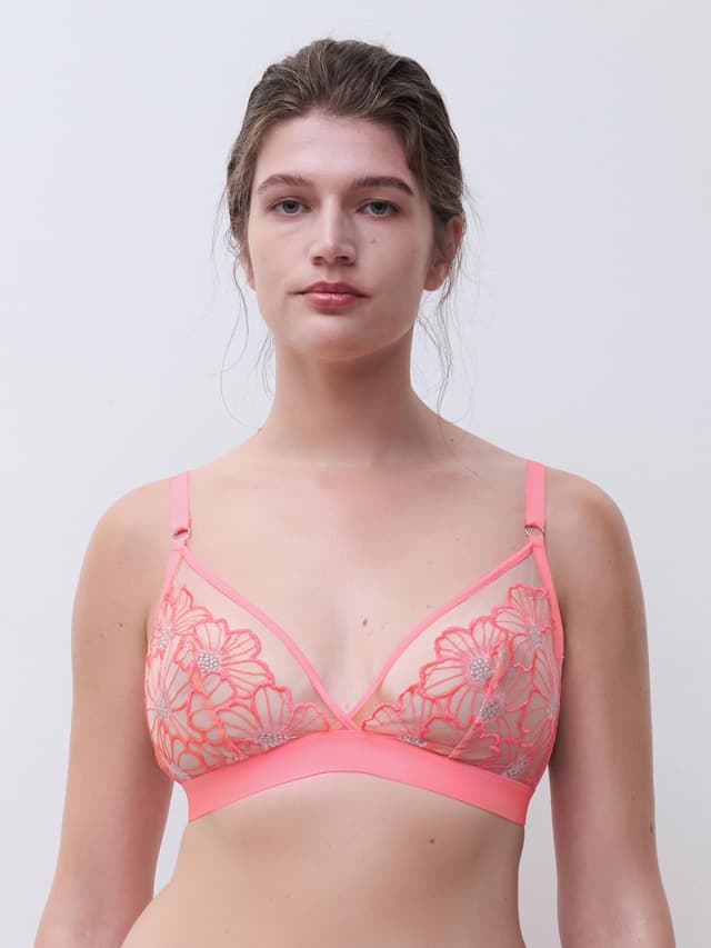chantelle Soutien-gorge sans armature triangle - Rose Miami - Lush
