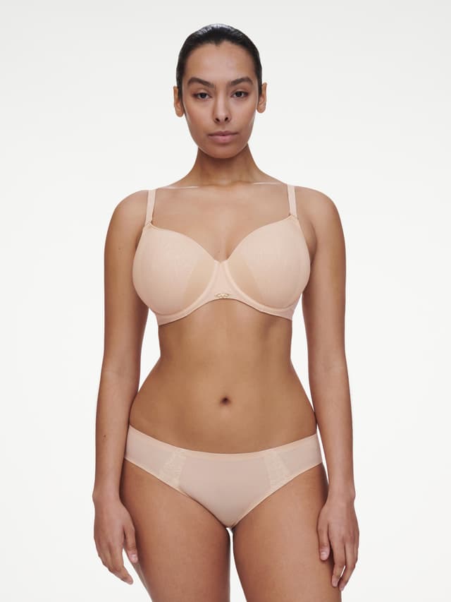 Chantelle Soutien-gorge Spacer Moulé Emboîtant - Beige Doré - Pure Lace