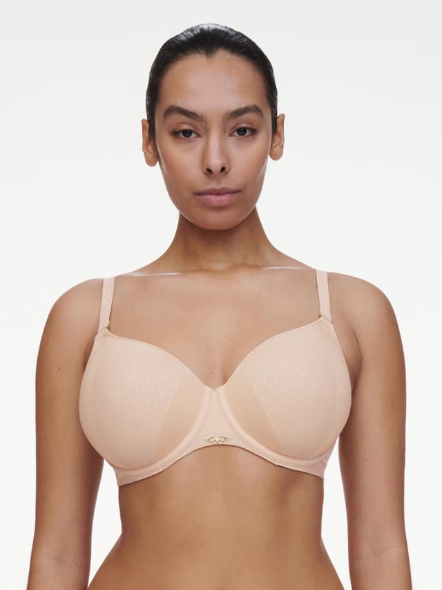 chantelle Soutien-gorge spacer moulé emboîtant - Beige doré - Pure Lace