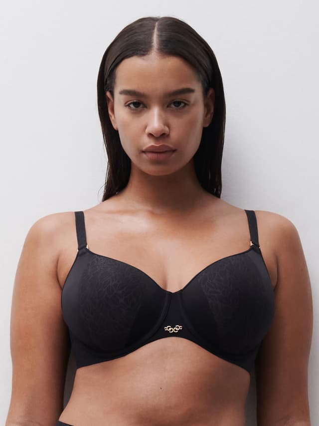 chantelle Soutien-gorge spacer moulé emboîtant - Noir - Pure Lace