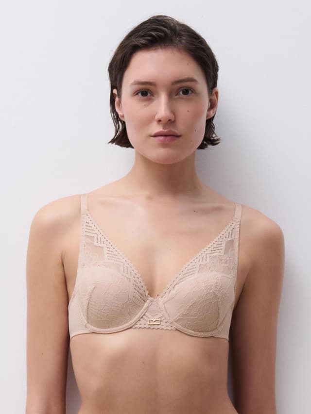 chantelle Soutien-gorge spacer plongeant - Beige doré - Origins