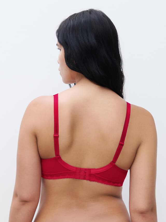 Chantelle Soutien-gorge Spacer Plongeant - Coquelicot - Day To Night