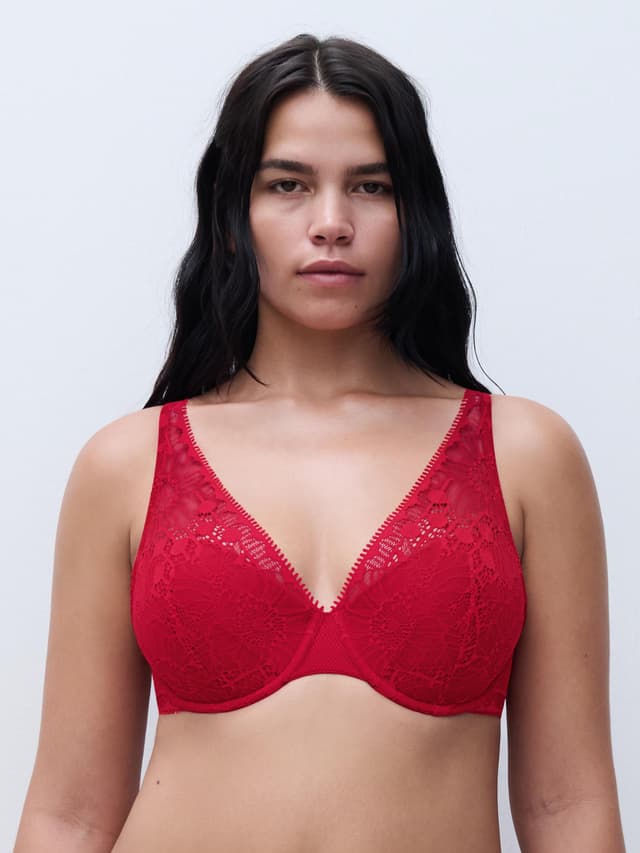 chantelle Soutien-gorge spacer plongeant - Coquelicot - Day To Night