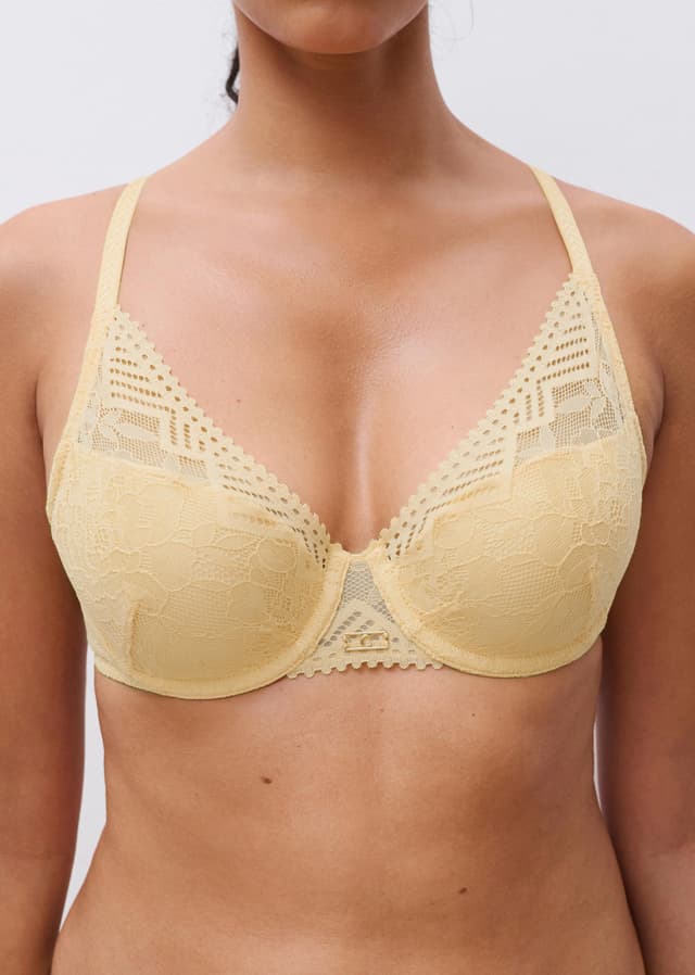 Chantelle Soutien-gorge Spacer Plongeant - Jaune Tournesol - Origins