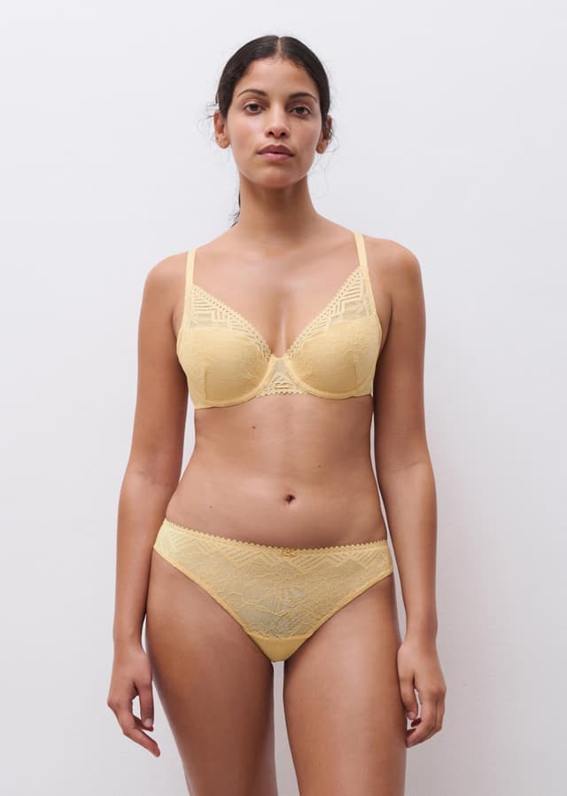 Chantelle Soutien-gorge Spacer Plongeant - Jaune Tournesol - Origins