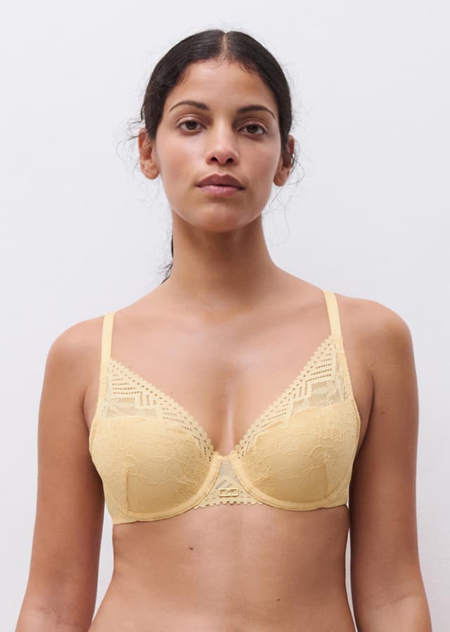 chantelle Soutien-gorge spacer plongeant - Jaune tournesol - Origins