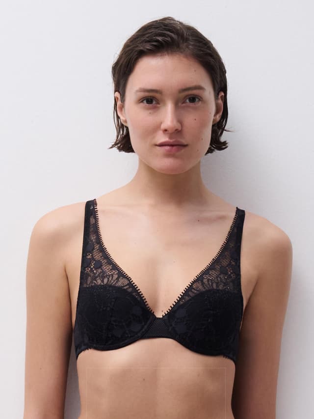 chantelle Soutien-gorge spacer plongeant - Noir - Day To Night