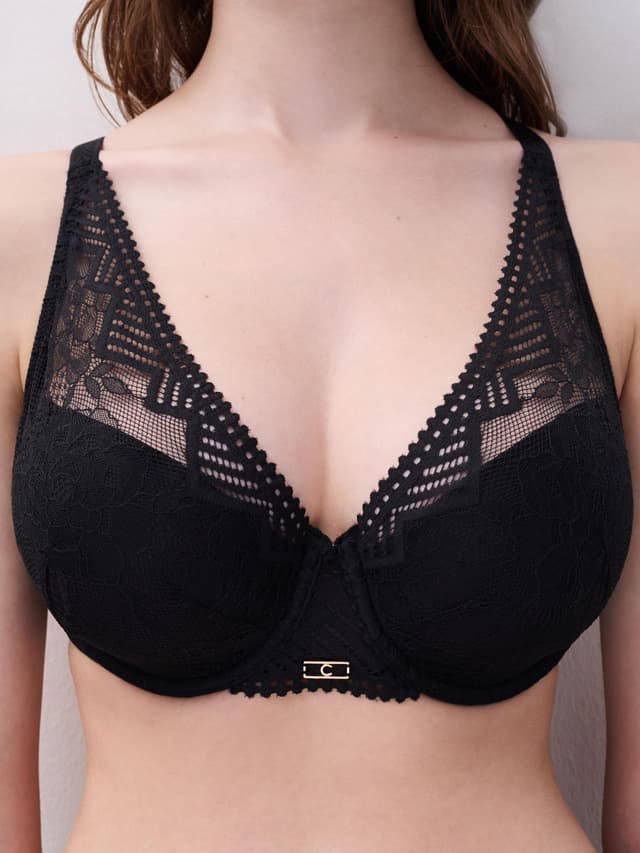 Chantelle Soutien-gorge Spacer Plongeant - Noir - Origins
