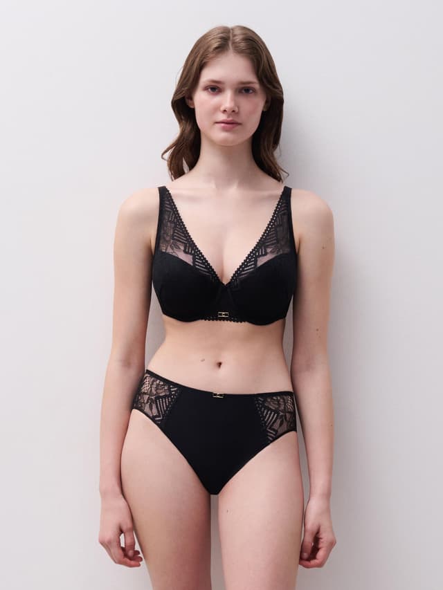 Chantelle Soutien-gorge Spacer Plongeant - Noir - Origins