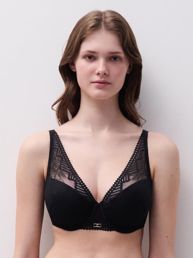 chantelle Soutien-gorge spacer plongeant - Noir - Origins