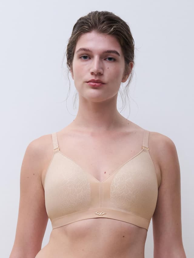chantelle Soutien-gorge spacer sans armature spacer maintien - Beige doré - Pure Lace