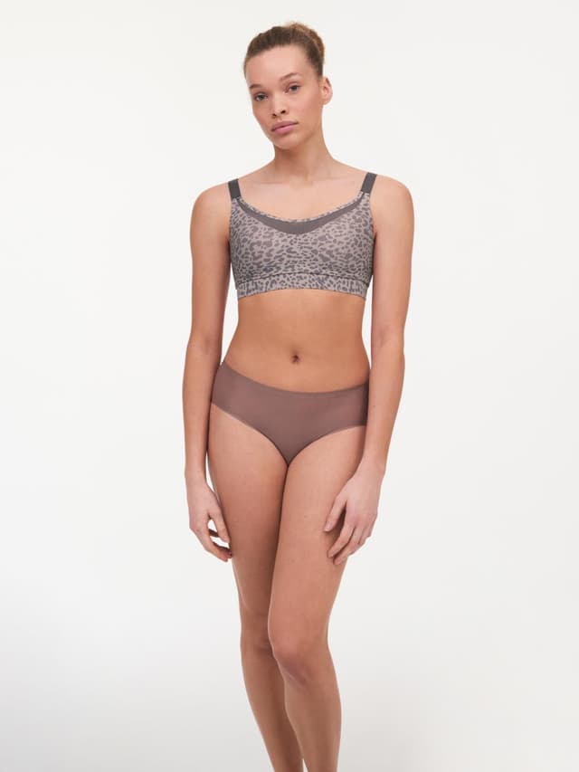 Chantelle Soutien-gorge Sport Maintien Léger - Léopard Foncé - Sport