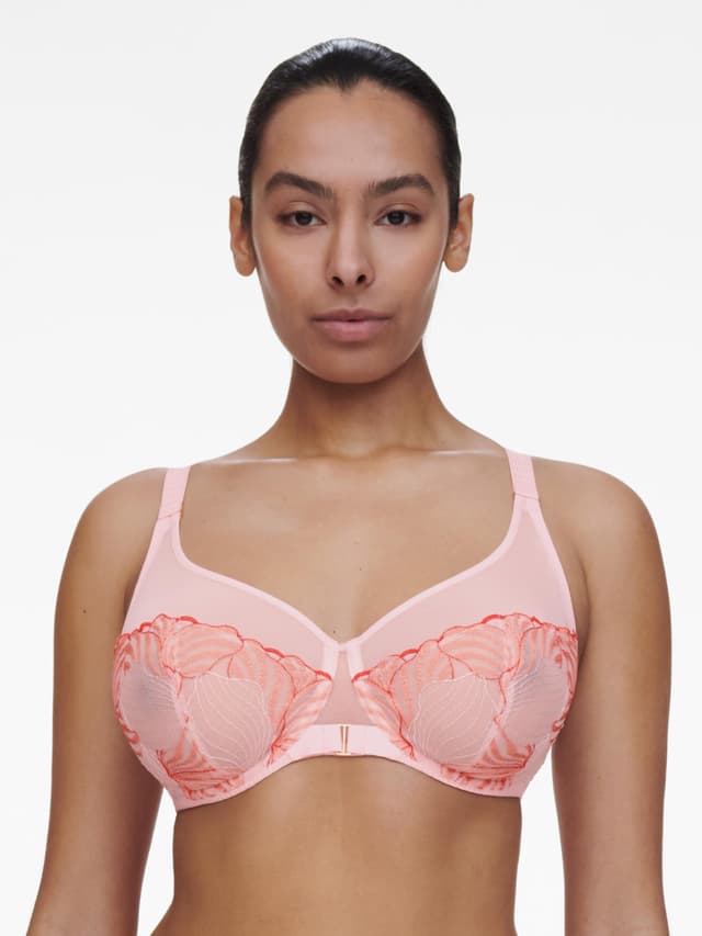 chantelle Soutien-gorge très emboîtant - Rose nymphea / Corail - Legend