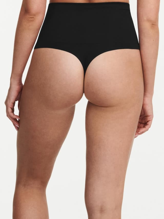 Chantelle String Gainant Taille Haute - Noir - Smooth Comfort