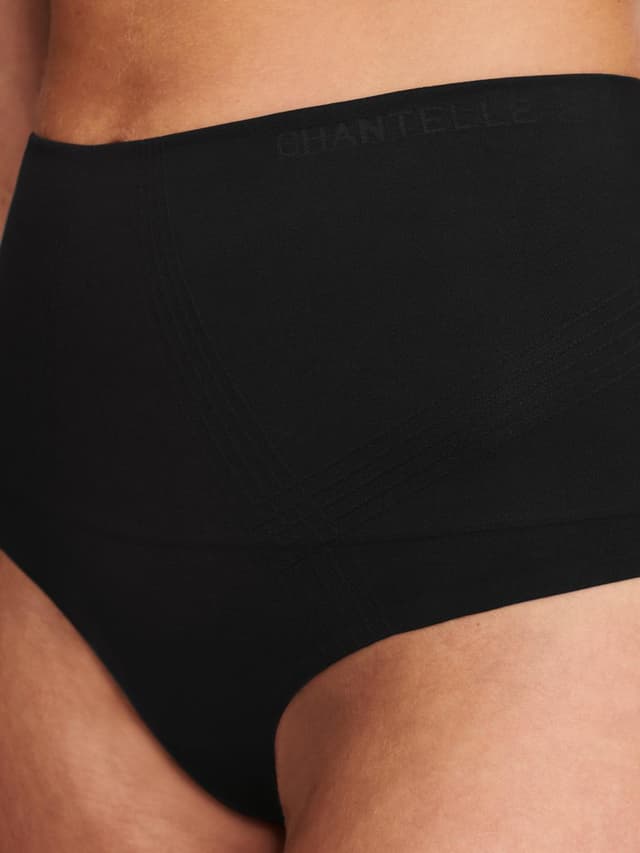 Chantelle String Gainant Taille Haute - Noir - Smooth Comfort