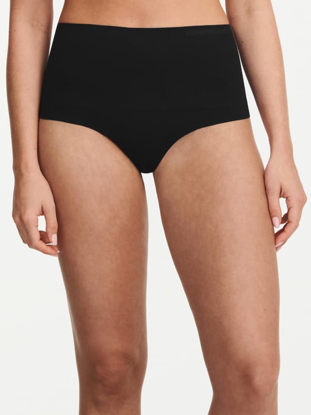 chantelle String gainant taille haute - Noir - Smooth Comfort