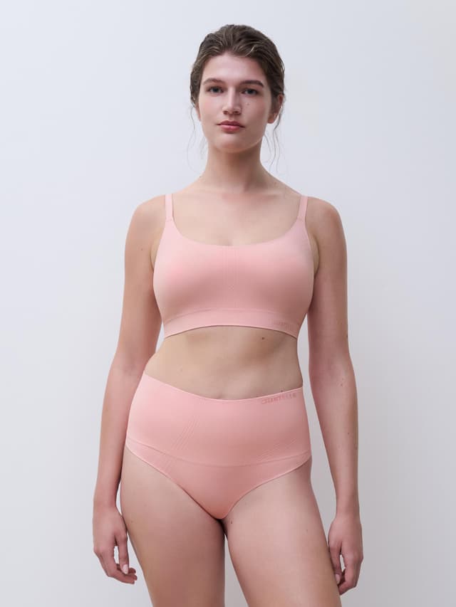 Chantelle String Gainant Taille Haute - Pulp - Smooth Comfort
