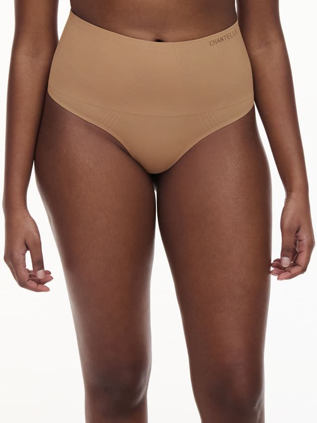 chantelle String gainant taille haute - Terracotta - Smooth Comfort