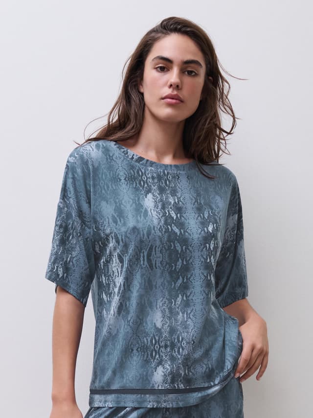 chantelle T-shirt manches courtes - Jeans serpent - Joe