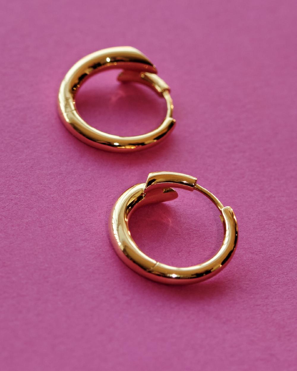 Charlotte Chesnais Boucles D'oreilles Créoles Biseau