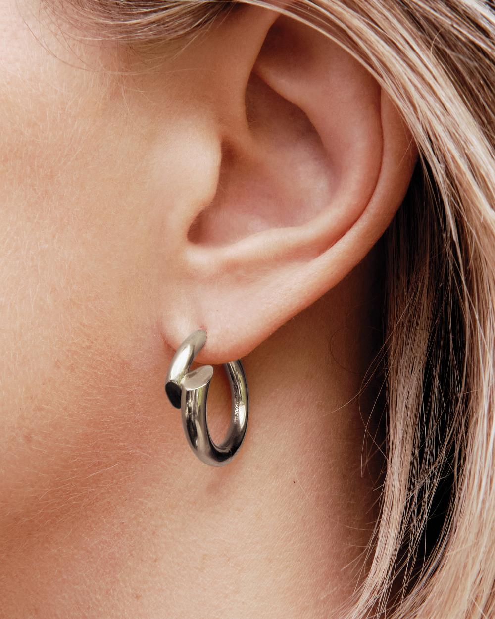 Charlotte Chesnais Boucles D'oreilles Créoles Biseau