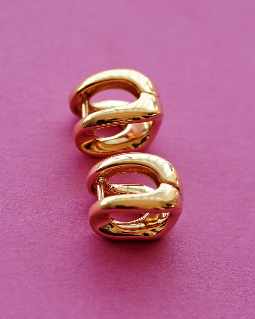 Charlotte Chesnais Boucles D'oreilles Créoles Shima