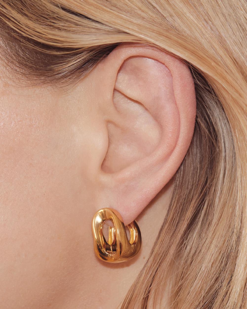 Charlotte Chesnais Boucles D'oreilles Créoles Shima