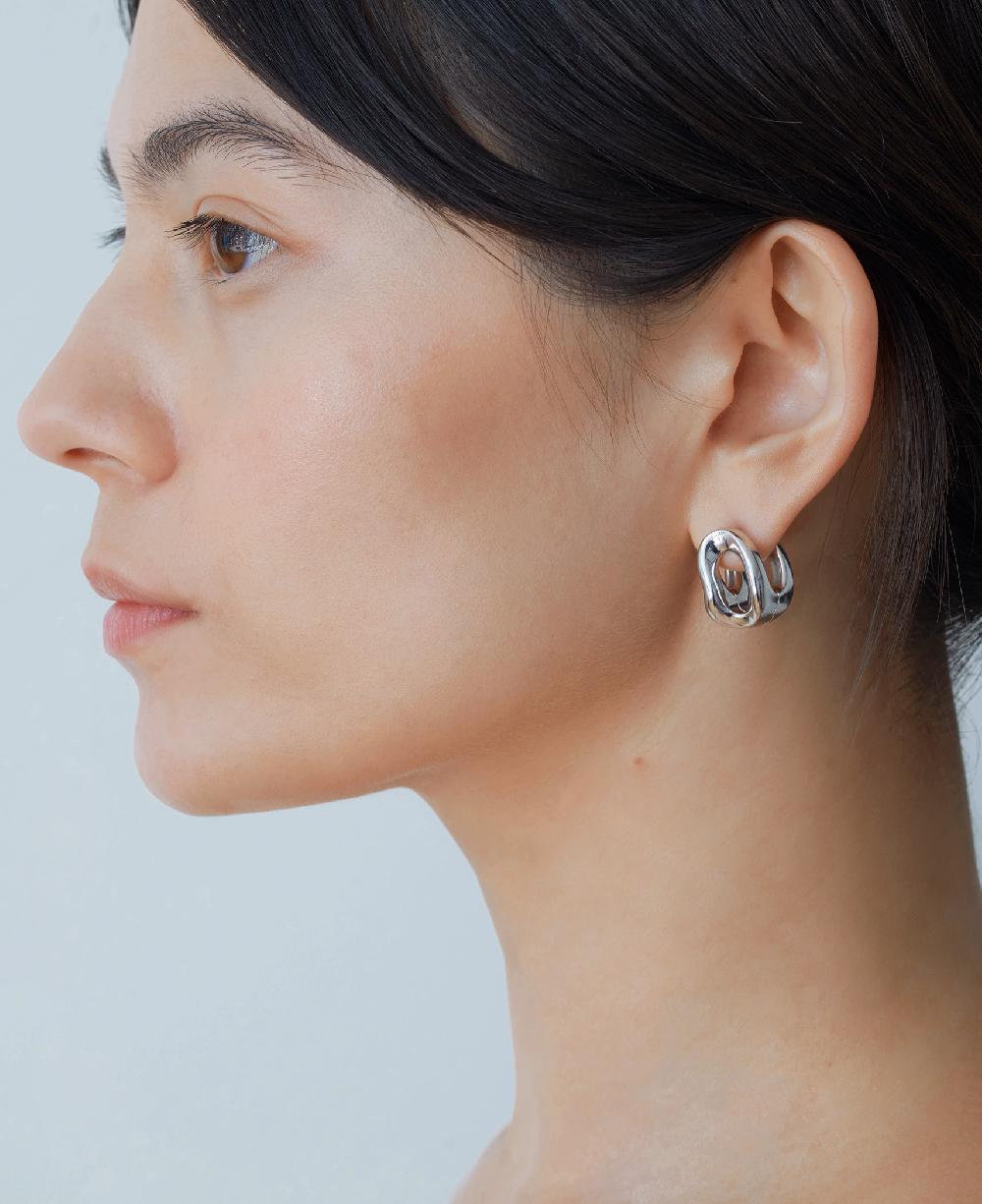 Charlotte Chesnais Boucles D'oreilles Créoles Shima